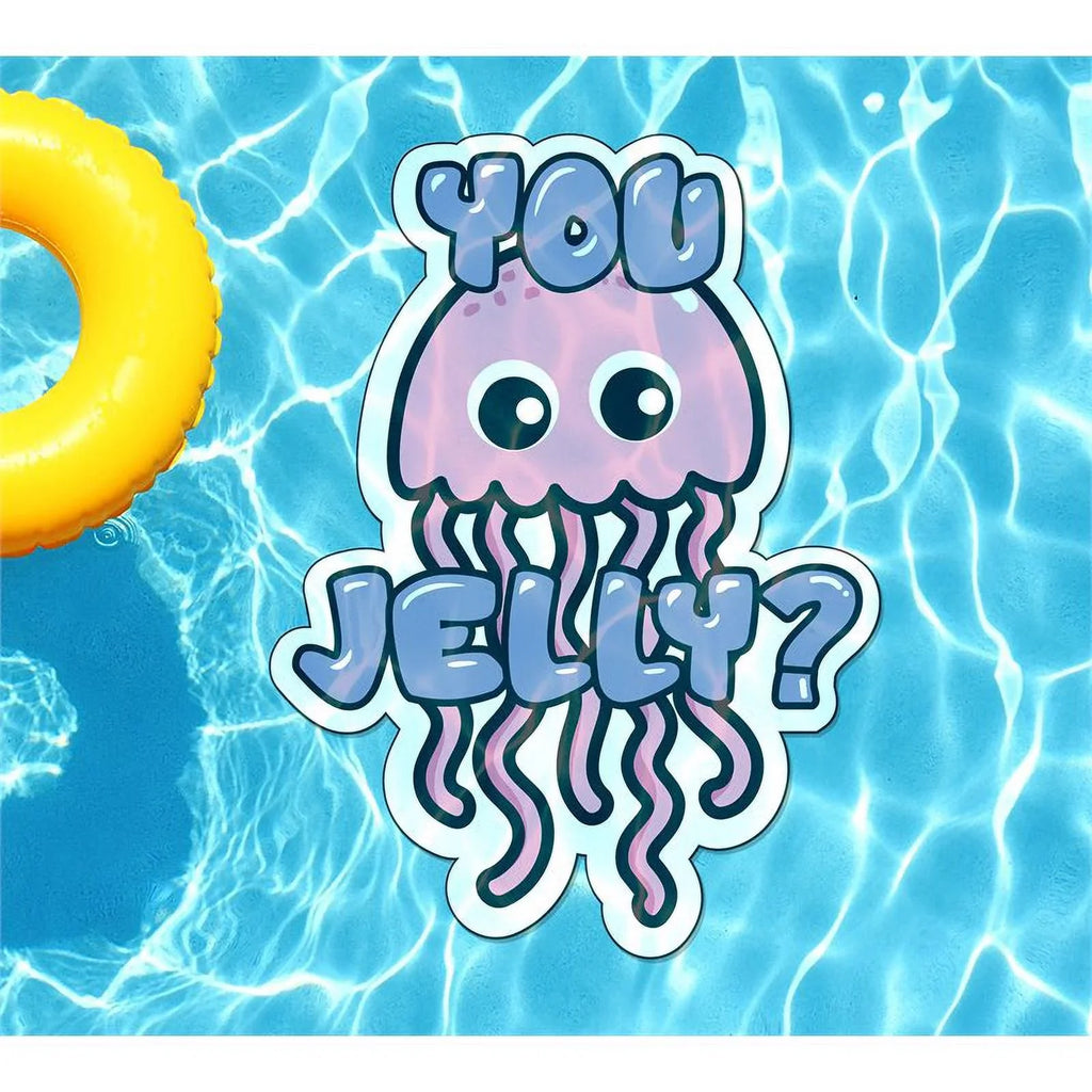 Slick Woody's 60" You Jelly Vinyl Underwater Pool Mat Tattoo in Pink/Purple