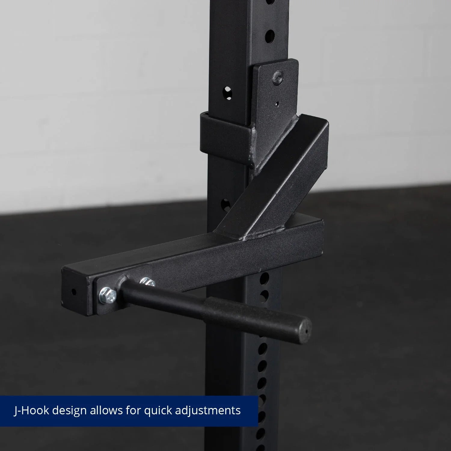 Titan Fitness X-3 Series Dip Bars, J-Hook Style Rack Mounted Dip Attachment, 880  Capacity, Fits 3” X 3” Tubular Steel