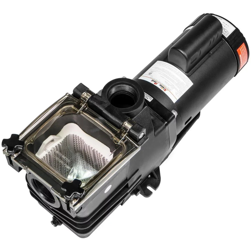 XtremepowerUS 1.5  Pool Pump Swimming High Flow Pump 230v Dual Speed In-Ground Swimming 2"  Fitting