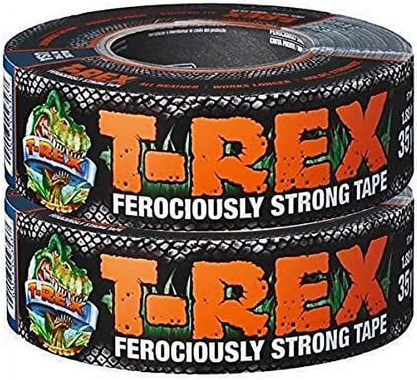 T- Ferociously Strong Duct Tape, 1.88 in. x 35 yd, 2 Rolls. Total 70 Yards, Dark Gunmetal Gray 240998