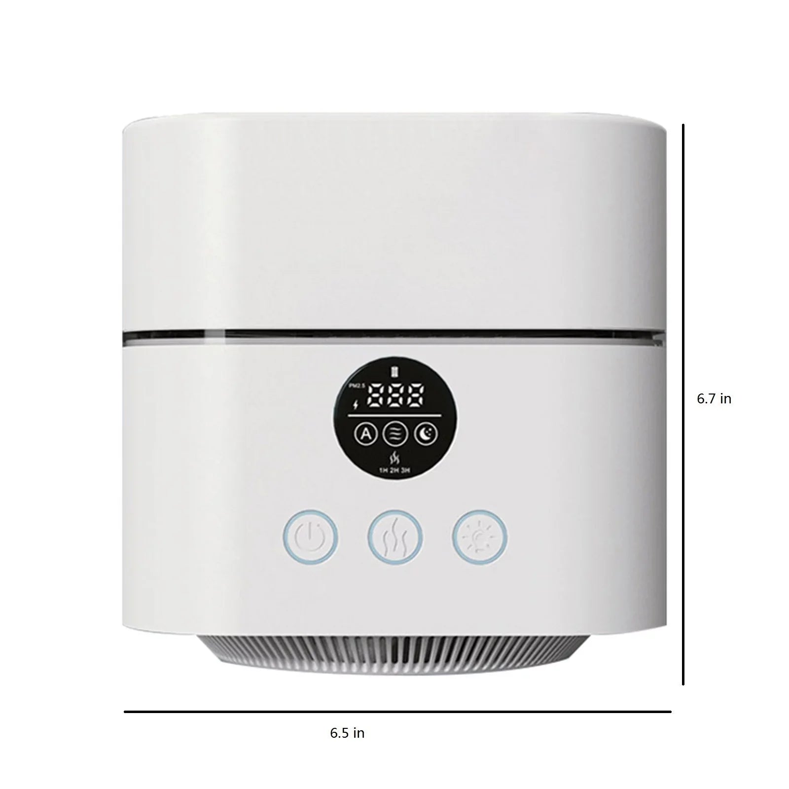 Purifier For Home Bedroom Portable Purifier Desktop  Cleaner | Humidifier | Aroma Diffuser With Color Night Light Humidifiers For Home Small Humidifier