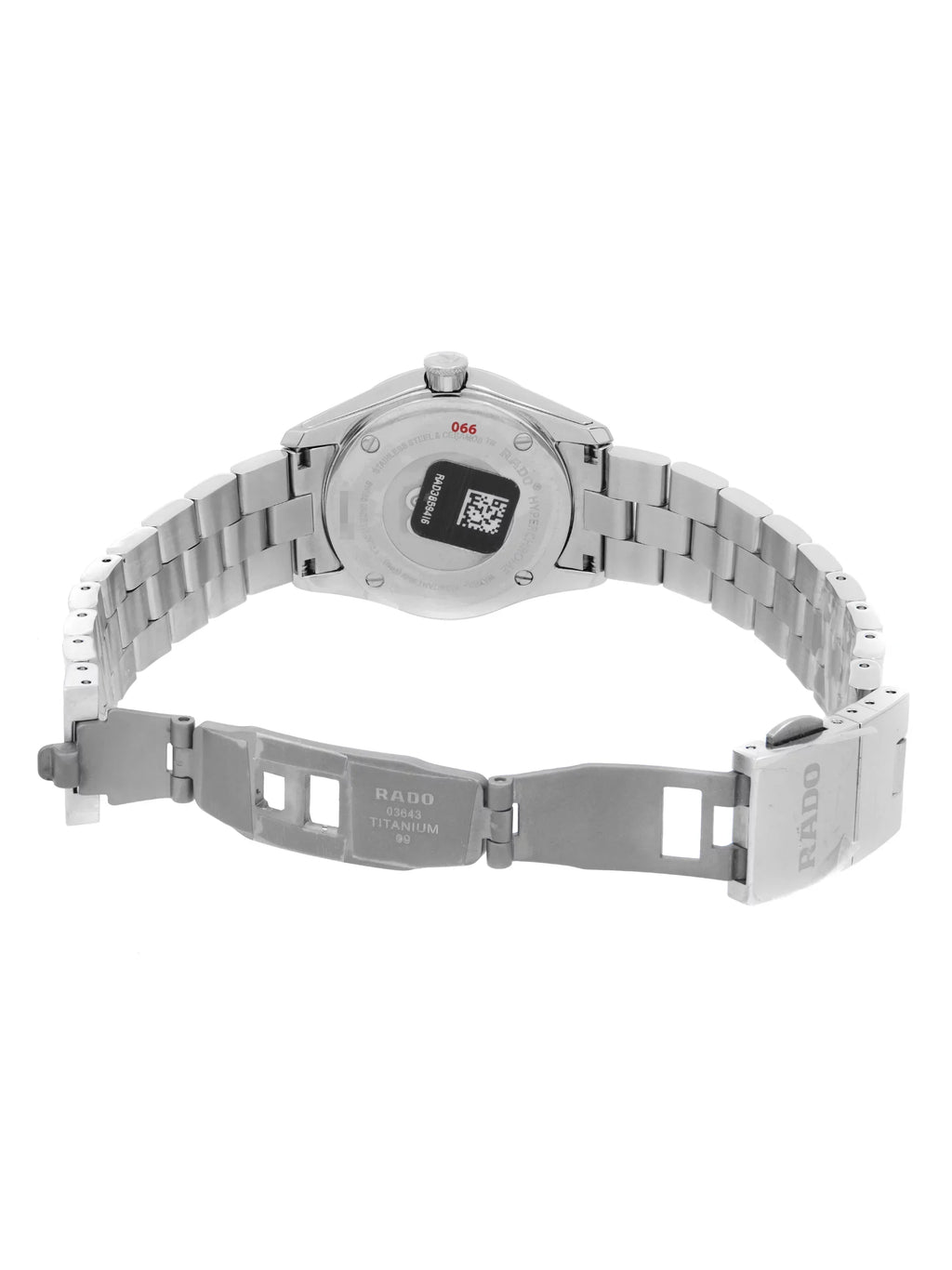 Rado Hyperchrome 31mm Stainless Steel Black Dial Quartz Ladies Watch R32976163