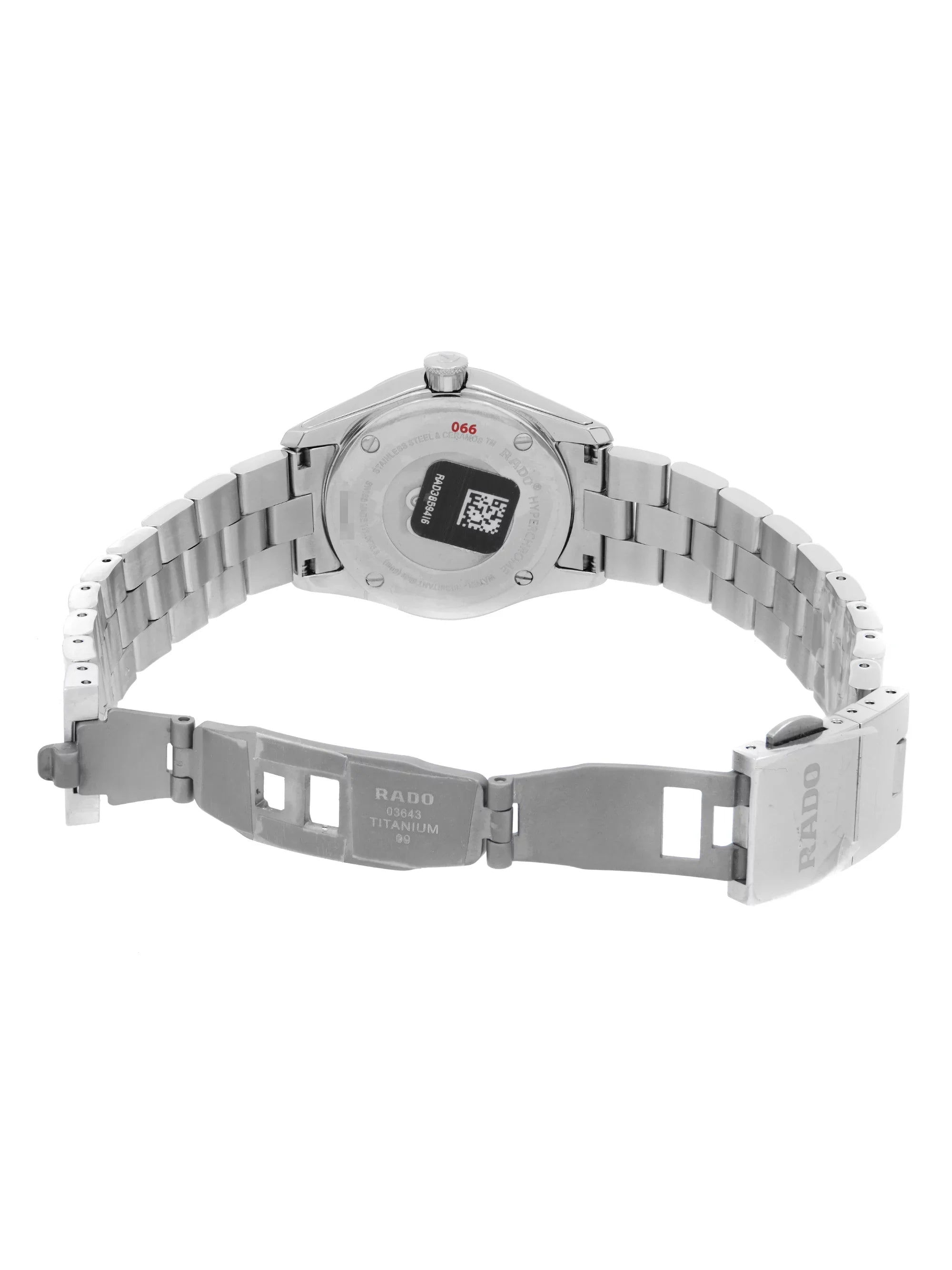 Rado Hyperchrome 31mm Stainless Steel Black Dial Quartz Ladies Watch R32976163