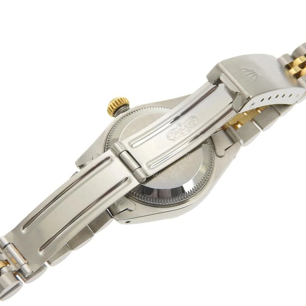 Pre-Owned Rolex Datejust combination automatic watch champagne gold dial 98 series 54g 79173 2023/09 (Like New)