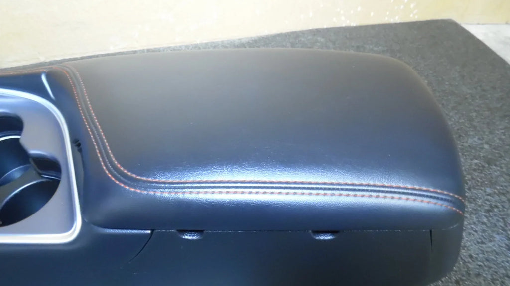 Pre-Owned 2015-2023 Dodge Challenger Center Floor Console w/ Lid Armrest  Black  (Good)