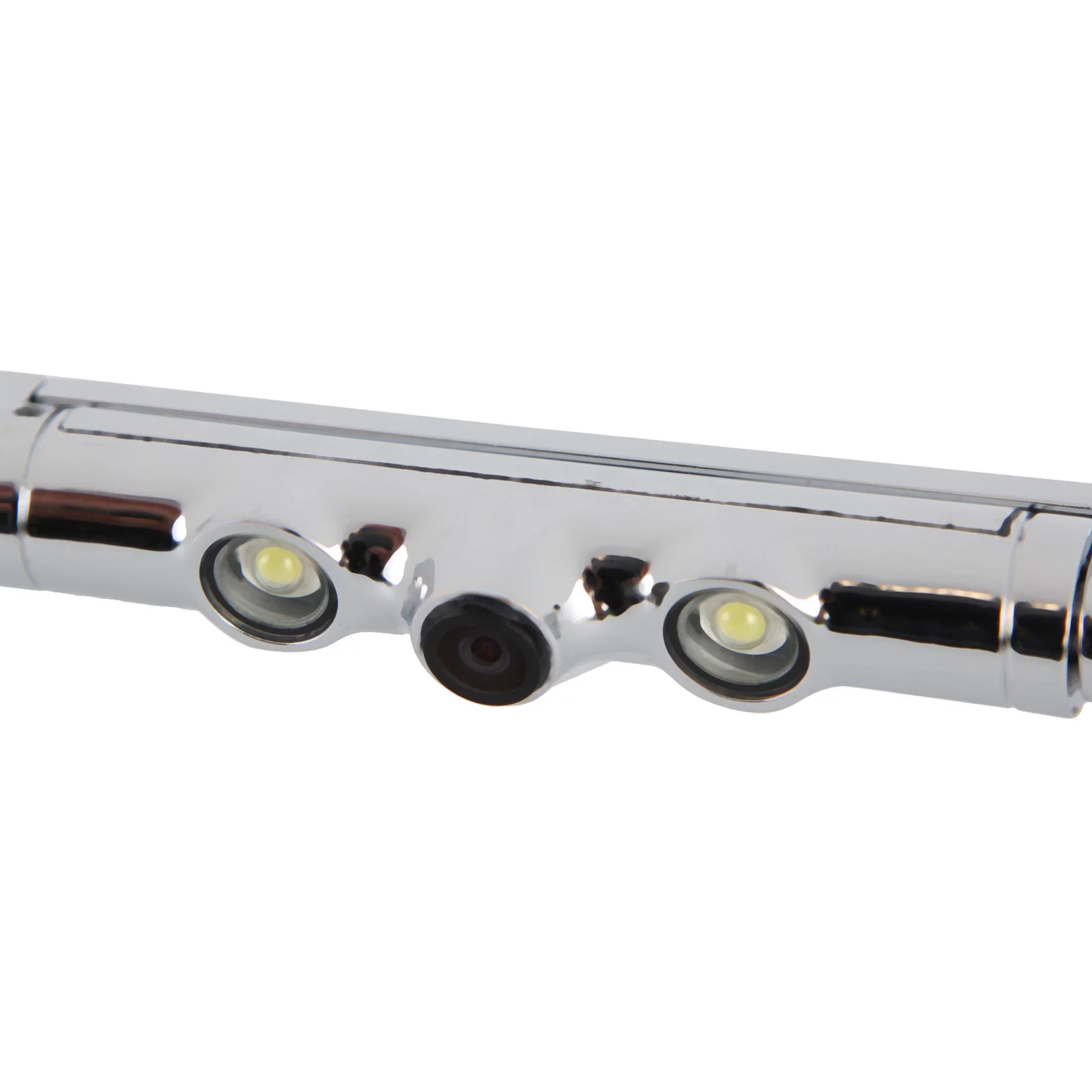 VTL405LTJ - Ultra Slim Bar-Type License Plate Backup Camera with Active Parking Lines and  Lights (Chrome)