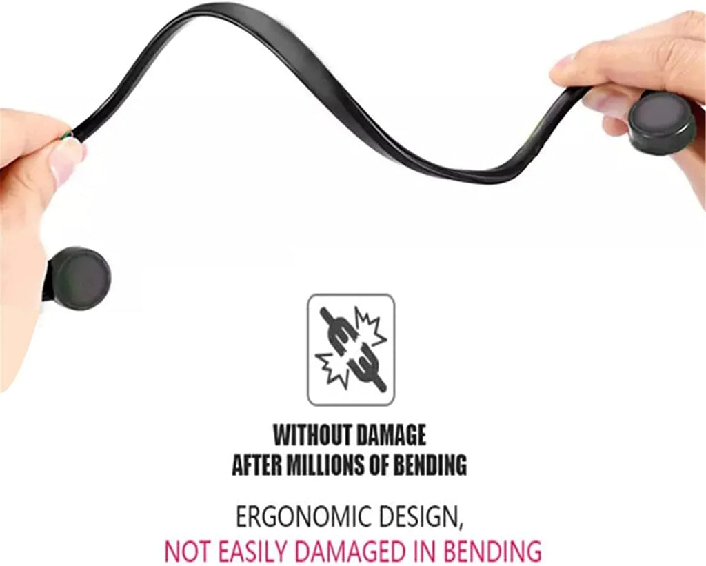 Bone Conduction Wired Headphones with Noise Cancelling 3.5mm Connector Sweat Resistant Headphones