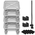 Furniture Dolly, 500 Lbs Capacity Furniture Lift Mover Tool Set for Moving Heavy Furniture Refrigerator Sofa,Furniture Moving Dollies with 360°  Swivel Wheels & Carbon Steel Panel