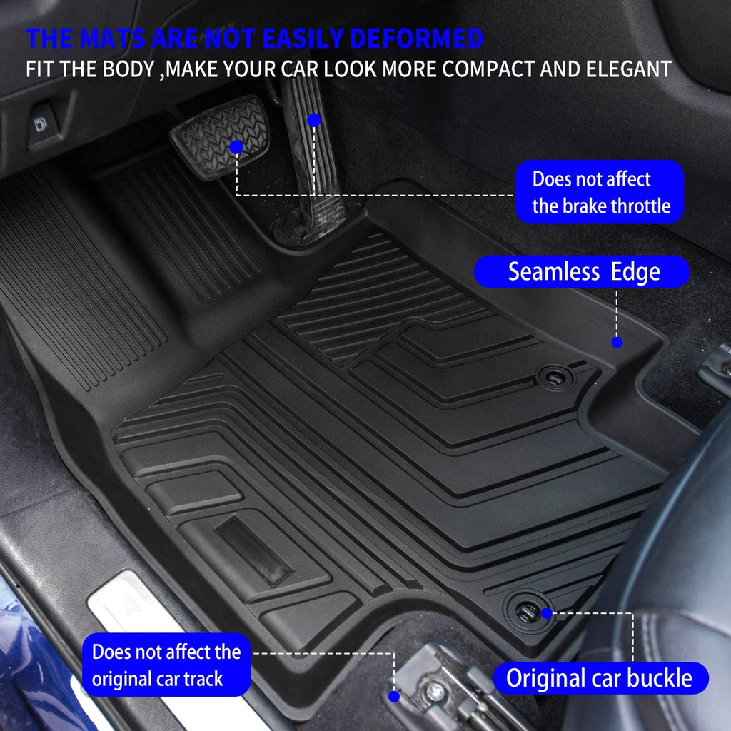 Fit 2020-2024 Toyota Highlander Floor Mats Trunk Mat Cargo Liner 2023 7 Seats Highlander Accessories