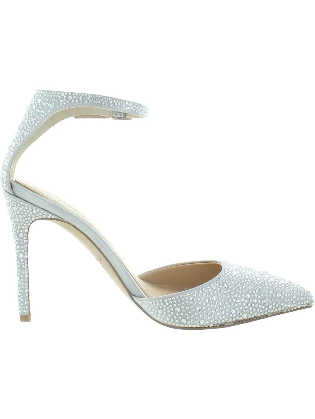 Jewel Badgley Mischka Womens Boston Satin Evening Dress Pumps