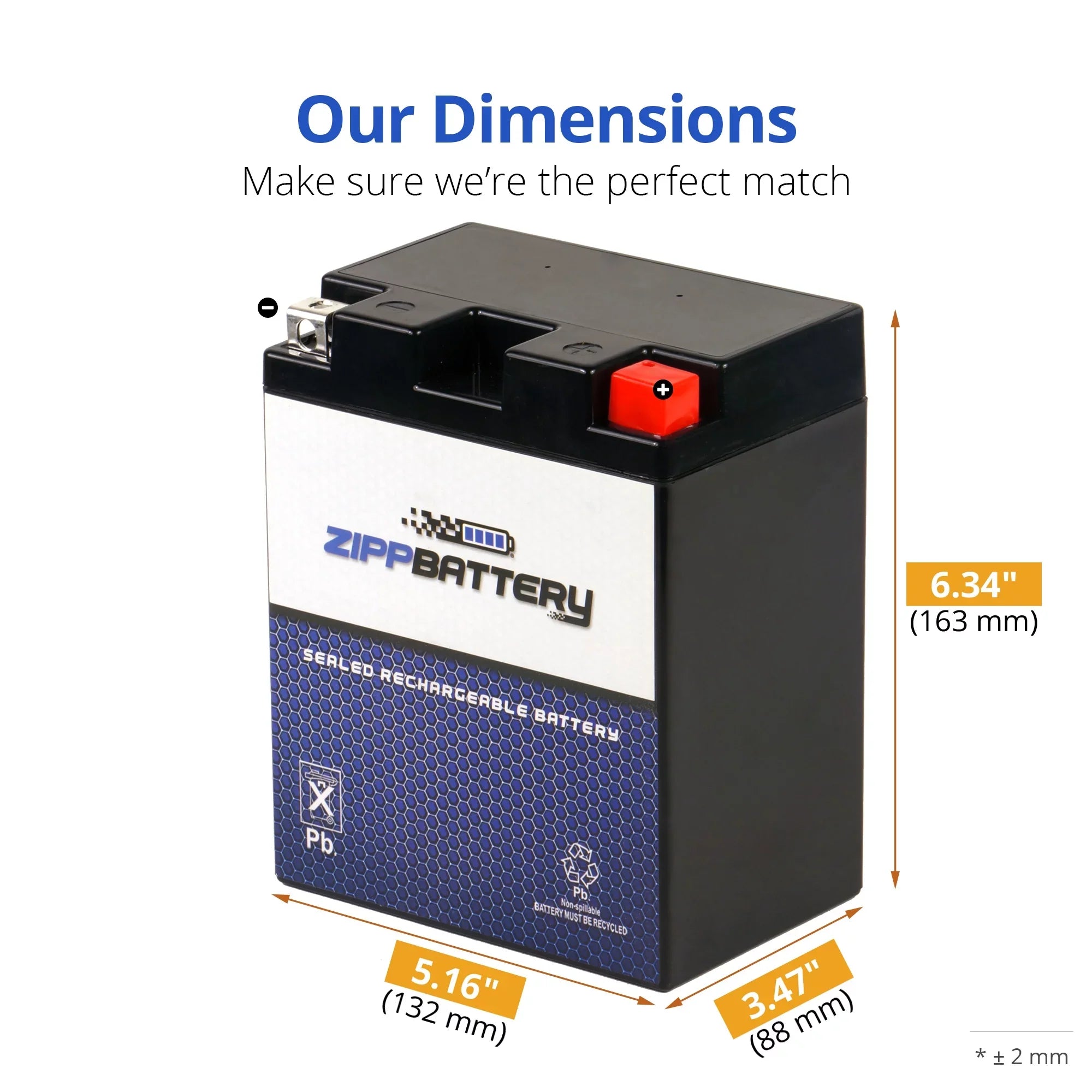 Zipp Battery YTX14AHL- (14AHL- 12 Volt,12 Ah, 210 ) Motorcycle Battery for Suzuki 1100cc Gsx-r1100 1990
