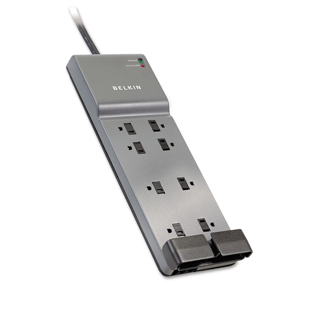Belkin Office Series SurgeMaster Surge Protector, 8 Outlets, 6 ft Cord, 3390 Joules