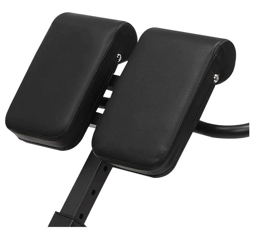Hyperextension Bench with Adjustable Height and Back, Multi-functional Workout Bench, Back Extension Chair