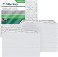 Filterbuy 20x20x4  8 Pleated   Furnace Air Filters (12-Pack)