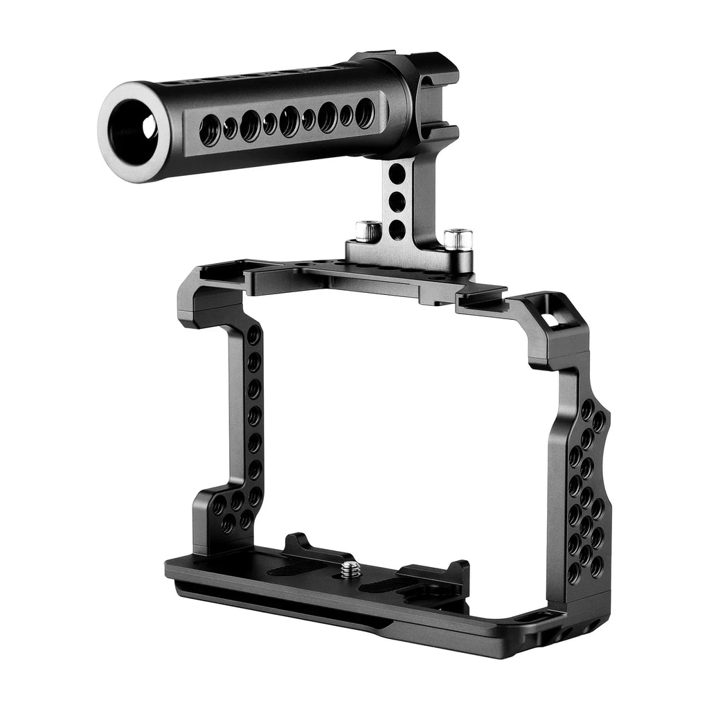 7299 Aluminum Alloy Cage Kit with Video Rig Handle Grip Replacement for Sony A7R / A7 / A7III
