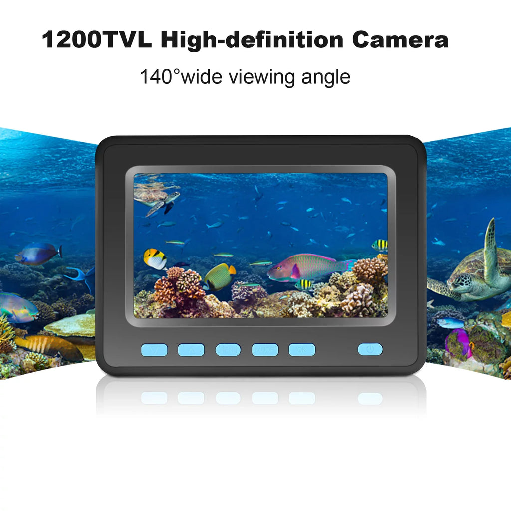 1200TVL Underwater Fishing Camera Fish Finder   8PCS   Night Vision