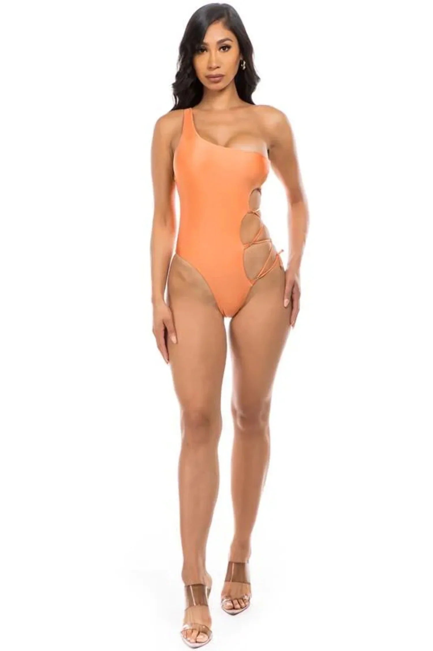 One Piece Sexy Cut Out Bathing Suit