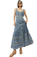 Veronica Beard Women's Blue Multi Windansea Maxi Dress,
