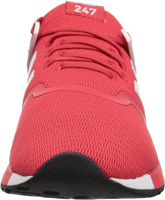 New Balance Mens 247 Decon V1 Sneakers, M10.5/W12, Red/White