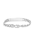 Curb Cuban Link Chain Mens  Polished Bracelet 925 Sterling Silver 9 Inches