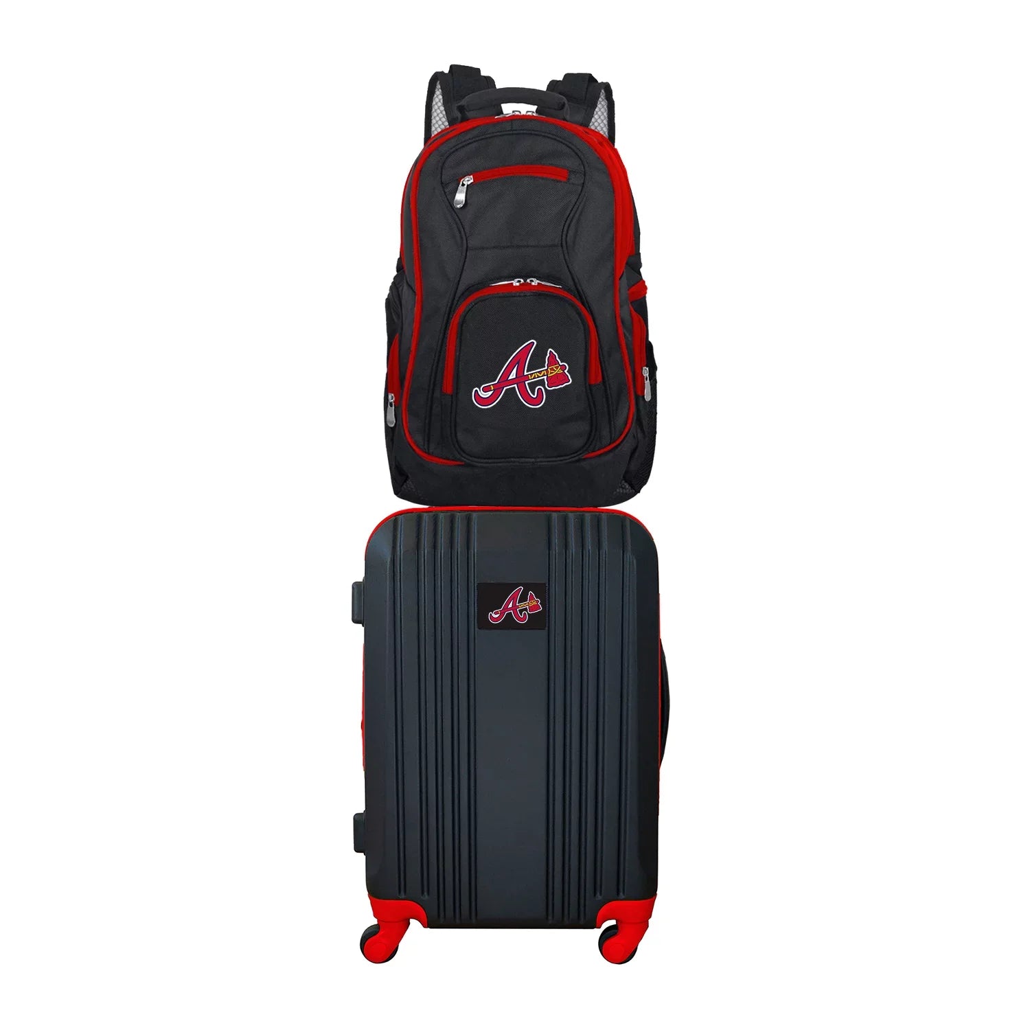 Atlanta Braves 2-Piece Luggage and Backpack Set
