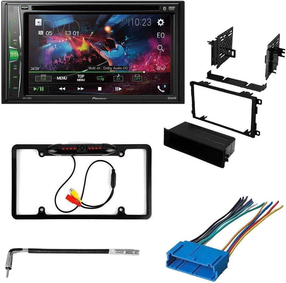 KIT4823 Bundle for 1994-1996 Oldsmobile Ninety-Eight W/ Pioneer -241EX Double  Car Stereo with Bluetooth/Backup Camera/Install Kit/in-Dash / / 6.2" Touchscreen Digital Media Receiver