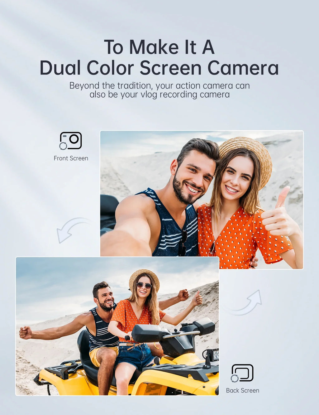 4K/60FPS/24MP Action Camera, Upgraded 3.0  Anti-shake Stabilization 40M Waterproof Camera, 170° Adjustable Wide Angle Multiple Functions
