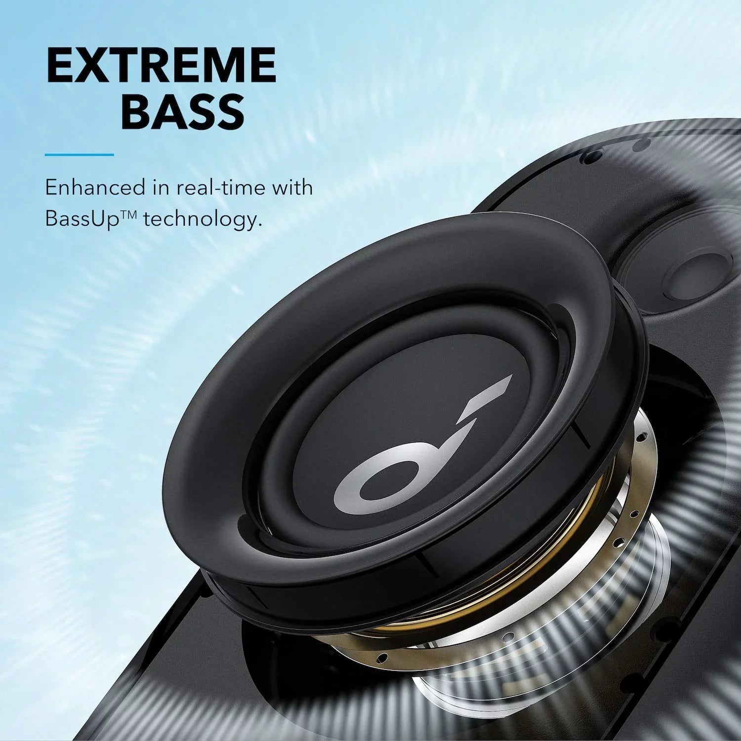 Soundcore Trance Go Outdoor Bluetooth Speaker with BassUp Technology, Sync 100+ Speakers, 24H Playtime, Waterproof, Custom , App