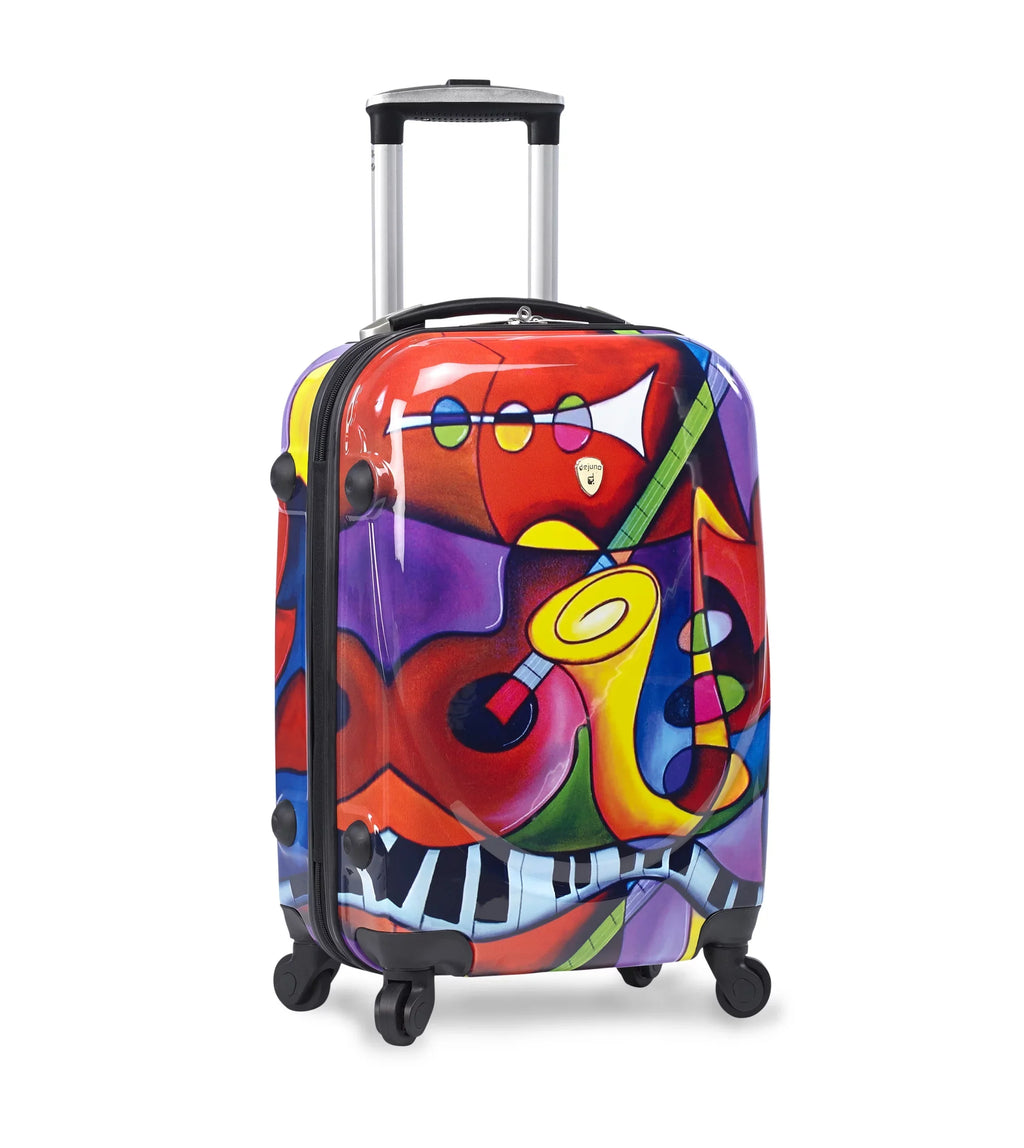 Dejuno 3-Piece Lightweight Hardside Spinner Upright Luggage Set - Jazz