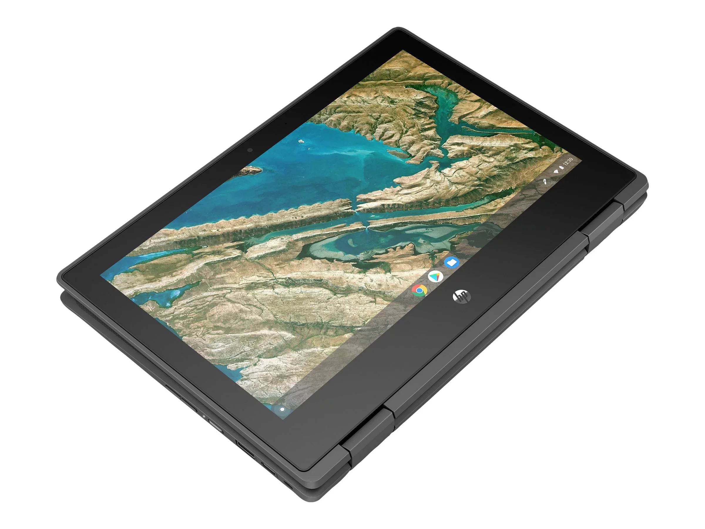 Chromebook x360 11 G3 Education Edition - Flip design - Intel Celeron - N4020 / up to 2.8 GHz - Chrome  -  Graphics 600 - 4   - 32  eMMC - 11.6"  touchscreen 1366 x 768 () - Wi-Fi 5 - chalkboard gray - kbd: