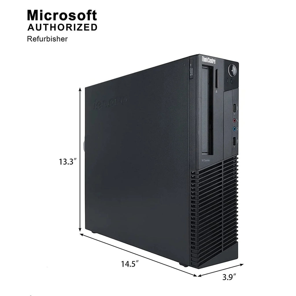 Lenovo M92P Desktop Computer  - Intel Quad-Core i5, 500GB , 16GB DDR3 , Windows 11 Pro, , ,  Keyboard and Mouse (Used - Like New)