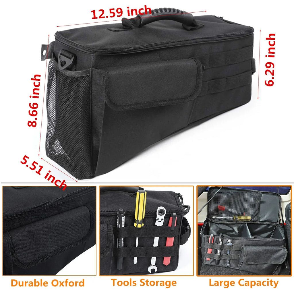 2024 Side  Bag Organizer Tool Tray for Jeep    4 Doors 2007-2024 Stowing Tidying Car Interior Accessories