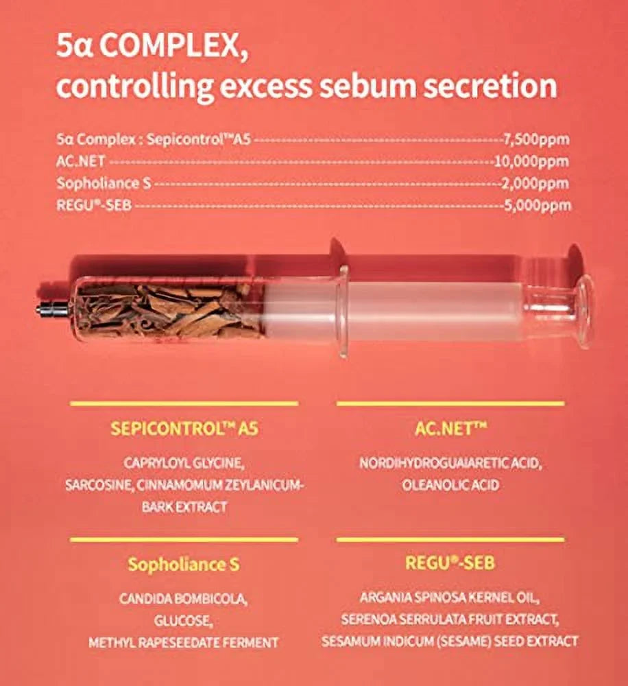 Dr.Ceuracle 5α Control Clearing Cream 50ml/1.69 oz - The lightweight Gel-Type Cream that Controlling Excess Sebum