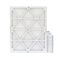 12 Pack of 14x20x1  10 Pleated Air Filters by Glasfloss. Actual Size: 13-1/2 x 19-1/2 x 7/8