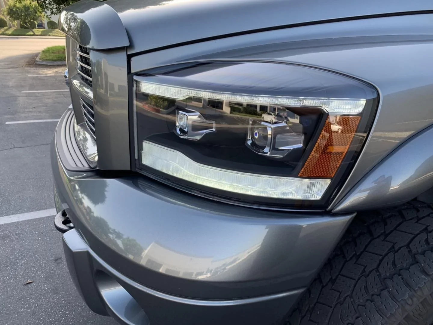 AlphaRex 06-08 Dodge Ram -Series Halogen Projector Headlights Alpha-Black
