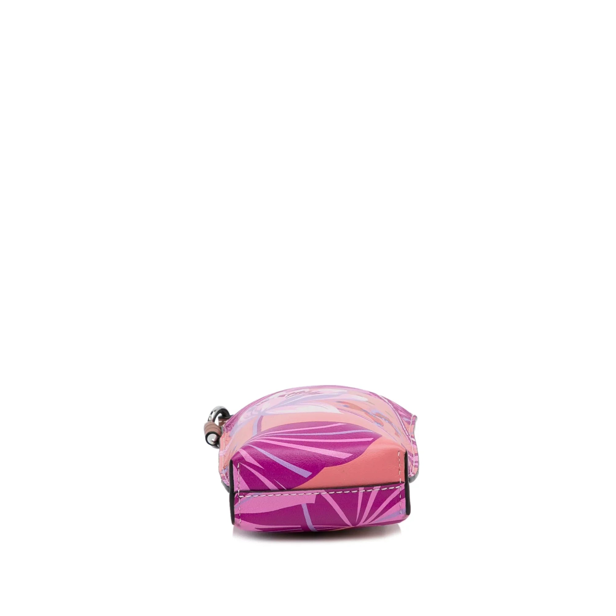 Pre-Owned Authenticated Loewe x Paulas Ibiza Waterlily Gate Pocket Crossbody Calf Leather Pink Crossbody Bag Unisex (Good)