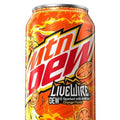 Mountain Dew Livewire ed Orange - With A Coaster ( 12 Oz Cans ) (Livewire ( Pack Of ( 12 ) 12 Oz Cans ))