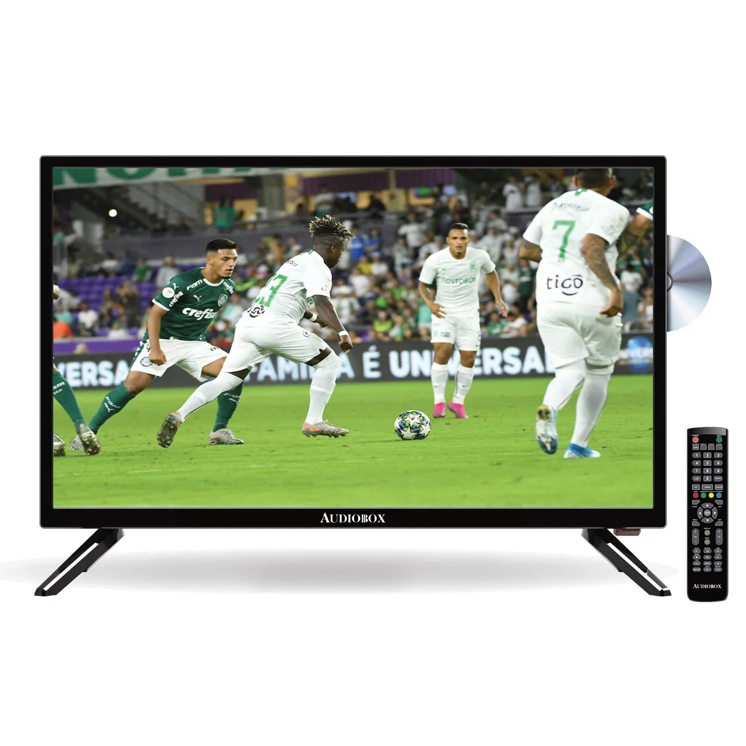 Audiobox -24D 24-In. 1366 x 768  Widescreen Portable / Combo with Remote and Car Charger, -24D