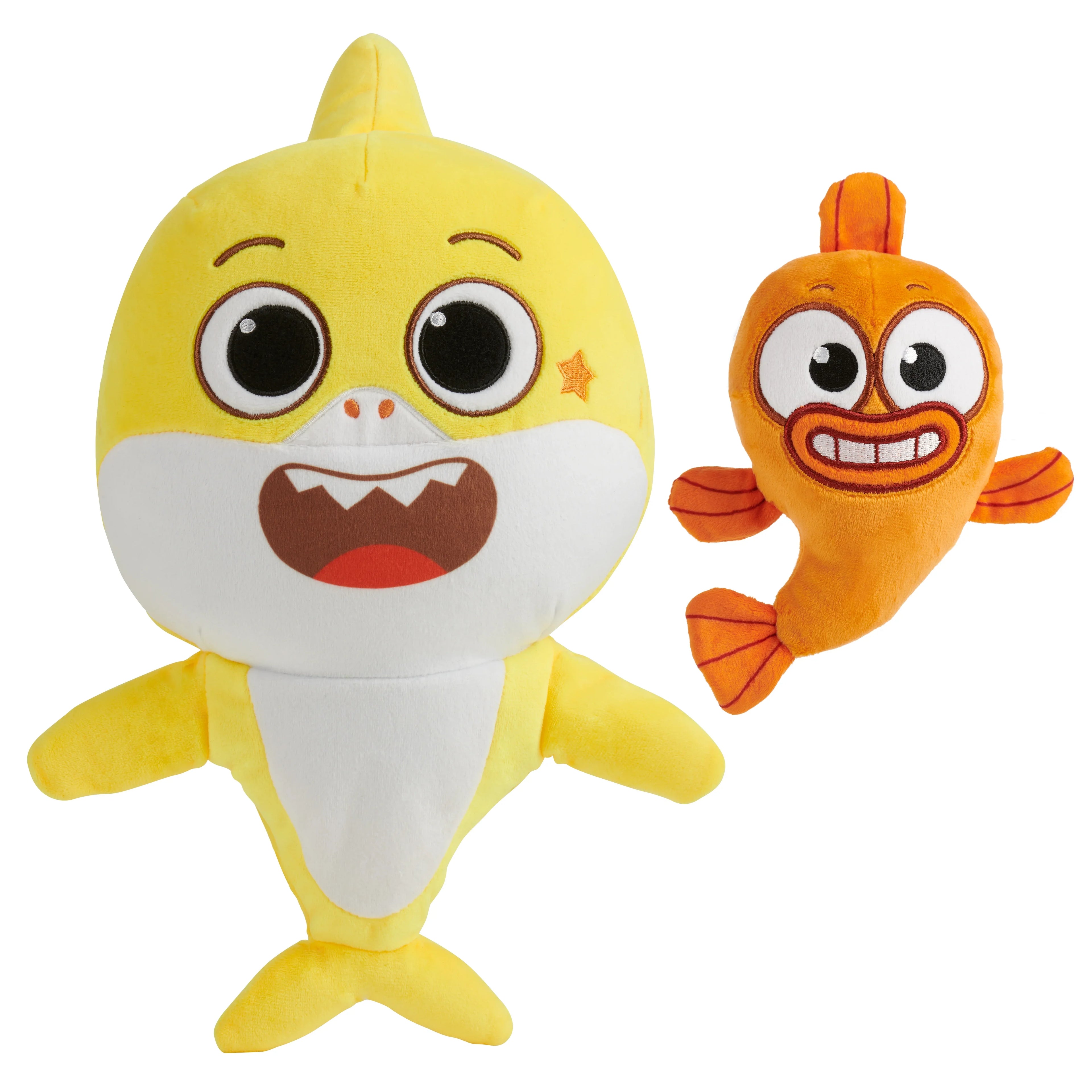 Baby Shark's Big Show! Sing & Swing Baby Shark & William, Plush 2-Pack