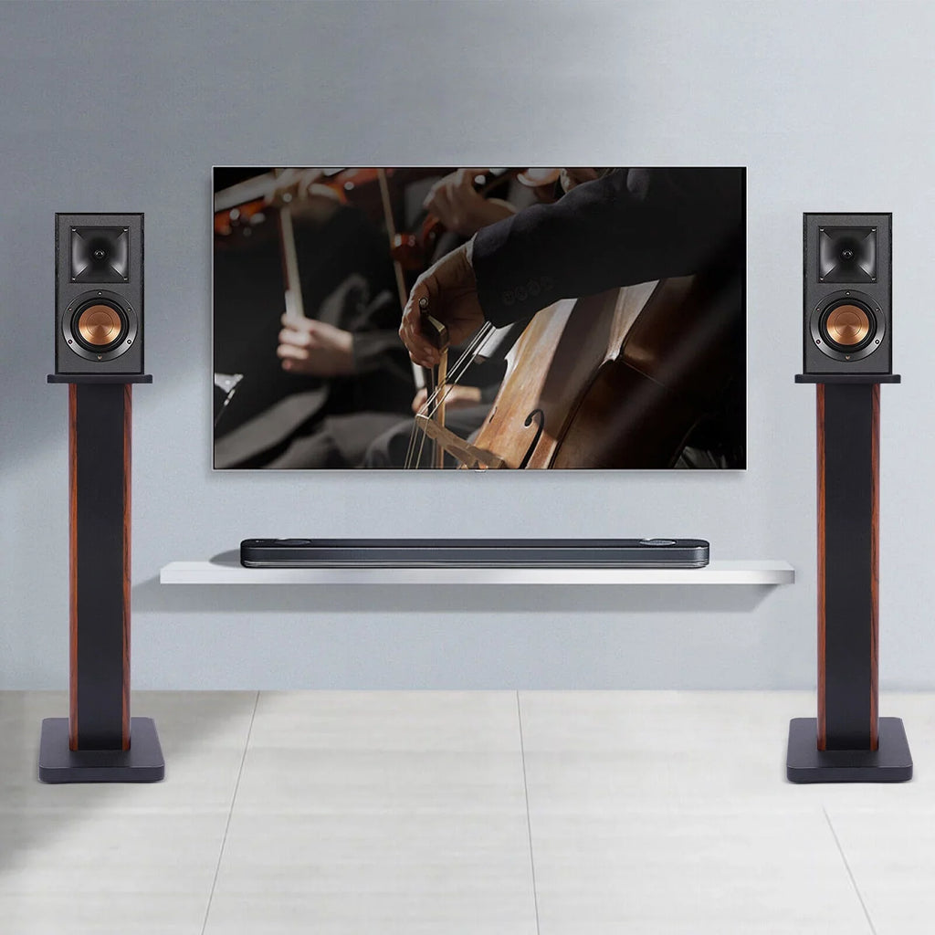 2x28" Studio Speaker Holder Monitor Stands Home Theater Multimedia Speaker Stand