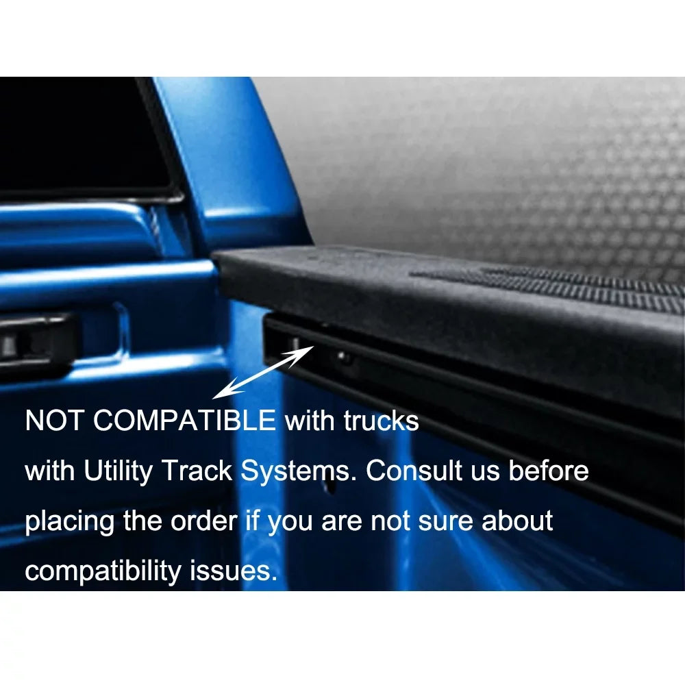 '-Racks P-( Set of 4 Aluminum C-Clamps for Non-Drilling Truck Rack & Camper Shell Installation - Black