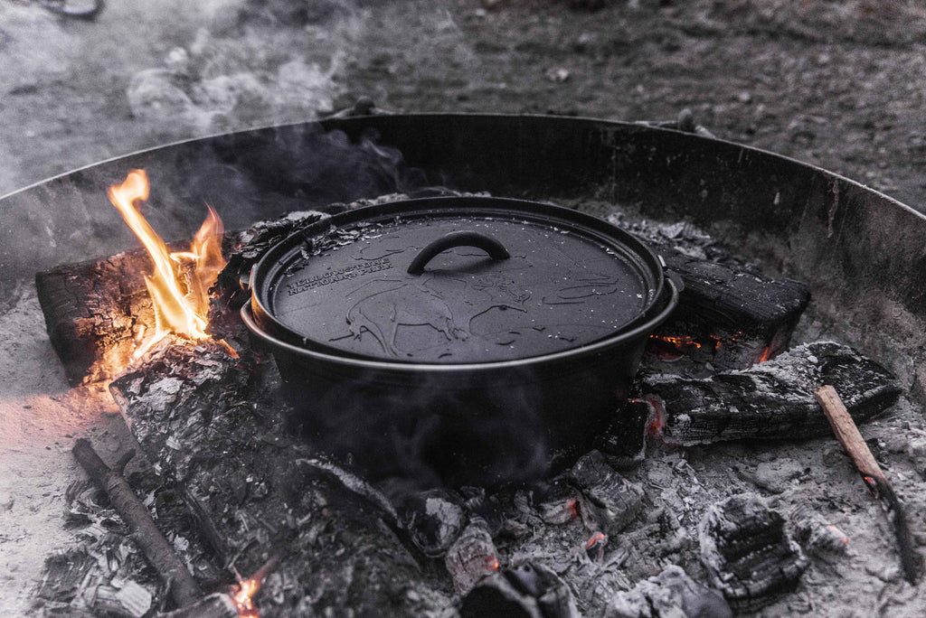 Camp Chef 12" Dutch Oven and Skillet Set, CBOX100, Cast Iron Nonstick