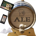 Frosty Mug Ale (007) - Engraved American Oak Ale Aging Barrel