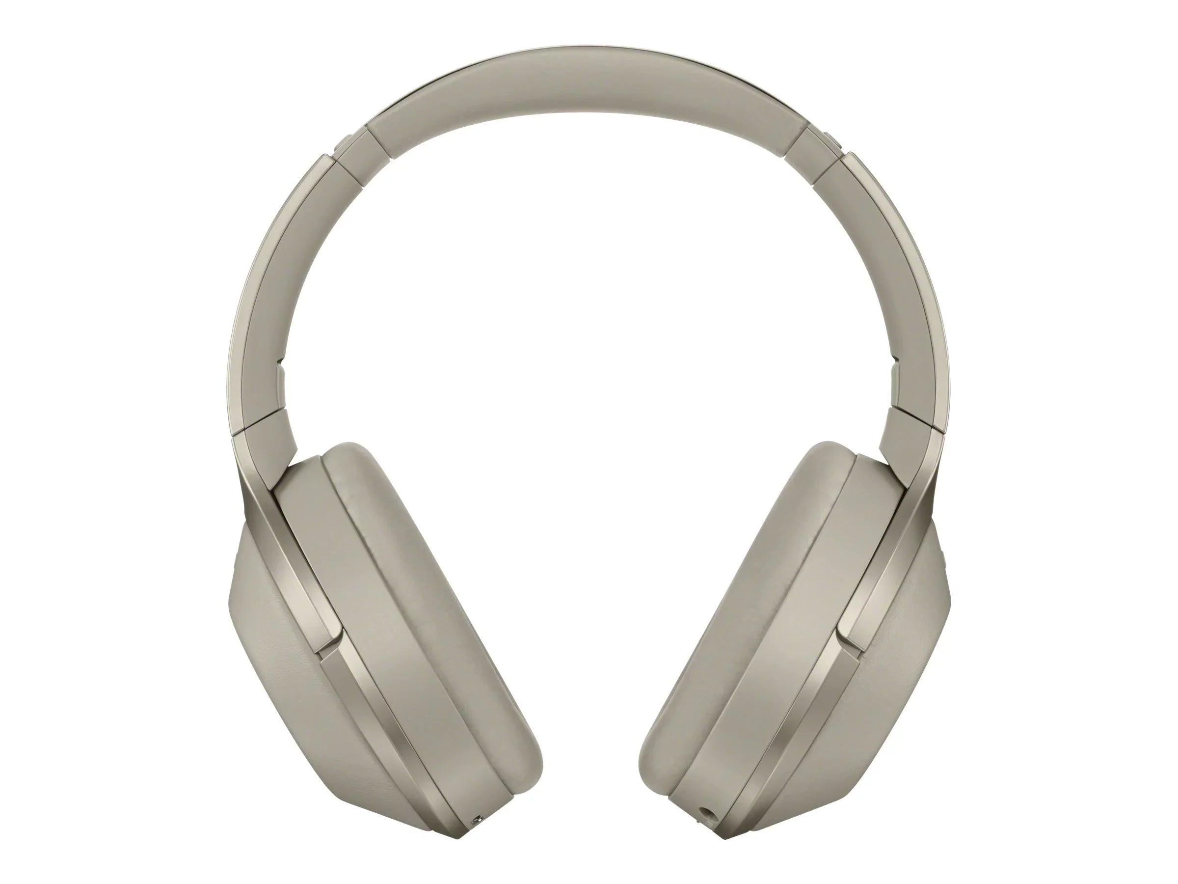 Sony -1000X - Headphones with mic - full size - Bluetooth - wireless -  - active noise canceling - beige