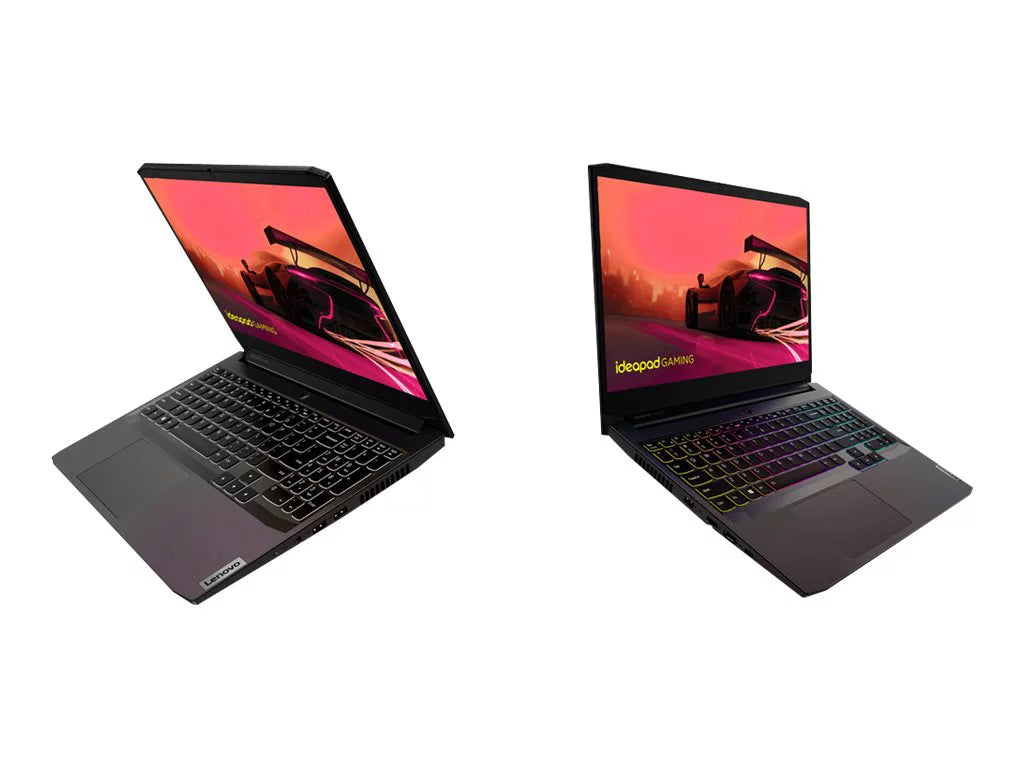 Lenovo IdeaPad Gaming 3 15ACH6 82K2 - 180-degree hinge design -  Ryzen 7 - 5800H / up to 4.4 GHz - Win 11 Home -   3050  - 16   - 512   NVMe - 15.6"  1920 x 1080 (Full ) @ 120 Hz - 802.11a/b/g/n/ac/ax - shadow black - kbd: