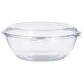 Dart Tamper-Resistant, Tamper-Evident Bowls with Dome Lid, 48 oz, 8.9 Diameter x 3.4h, Clear, Plastic, 100/Carton
