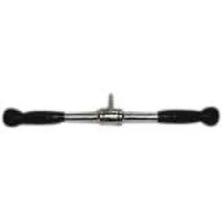 Deluxe 20" Straight Bar Cable Attachment with Rubber Handgrips