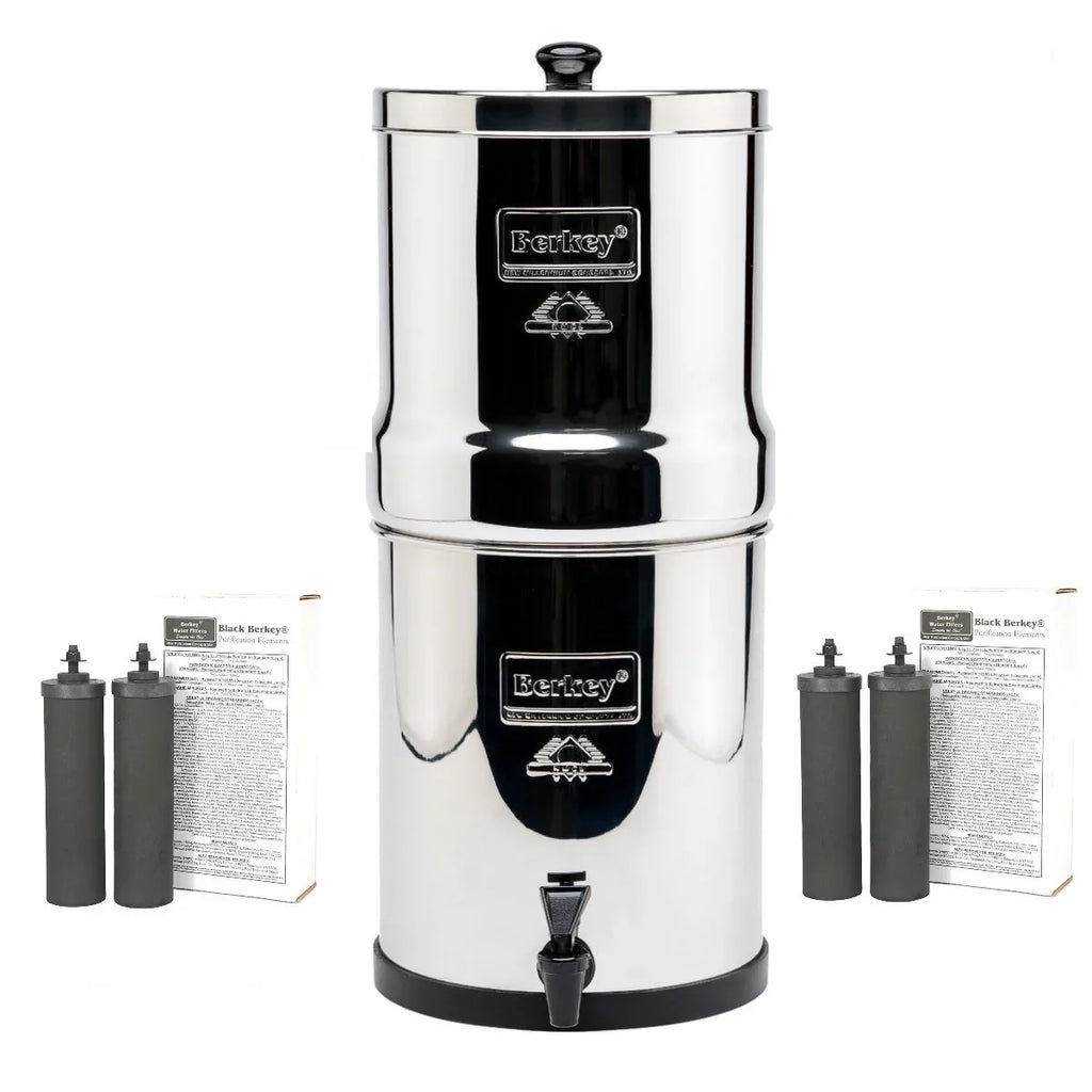 Big Berkey Water Filter 2 Black Carbon Filters - 2.25 Gallons