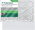 Filterbuy 16x30x4  8 Pleated   Furnace Air Filters (3-Pack)