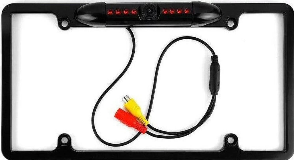 Backup Camera Rearview License Plate Frame for  KWV230BT -V230BT Black